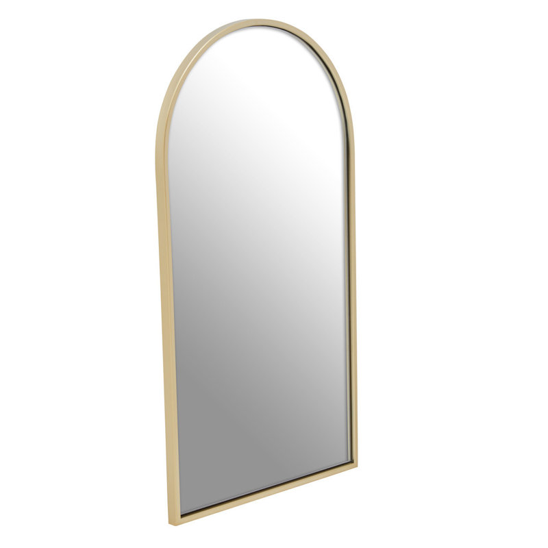 Lipson Metal Flat Wall Mirror, 90cm H x 50cm W