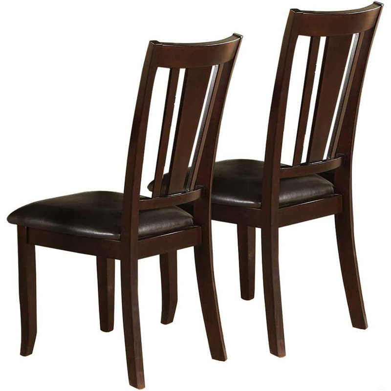 Ensemble de 2 chaises d'appoint de salle à manger de style unique