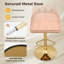 House of Hampton® - Ensemble de 2 tabourets de bar en velours avec repose-pieds et anneau en métal-1071215883