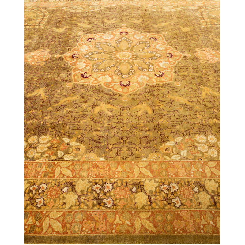 Classic One-of-a-Kind 8' 0" X 9' 11" Hand Knotted Area Rug