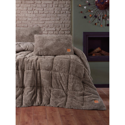 Ensemble d'édredon en molleton Everly Teddy