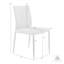 Chaise de salle à manger rembourrée en similicuir brun, pieds en métal noir, livrée montée, idéale pour la cuisine, hauteur d'assise 46 cm, multifonctionnelle, entièrement assemblée, hauteur 86 cm