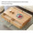 Simple rectangular solid wood coffee table-735980811