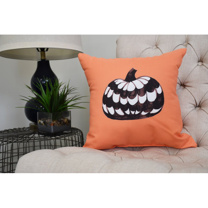 Oreiller carré Witches Brew, 18 po x 18 po, Orange