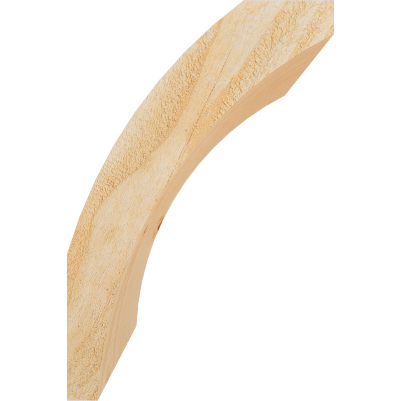 Genouillère Thorton, Sapin Douglas de 6 po (sciage brut), 8 po X P 12 po H