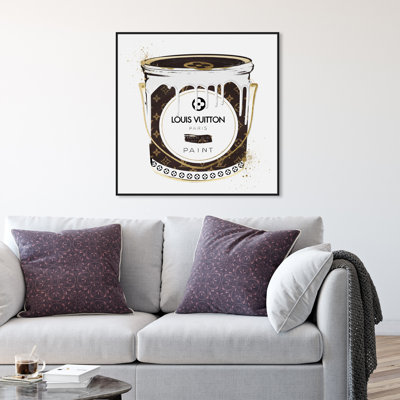 Luxurious Paint Can II - Graphic Art on Canvas