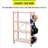 Pervin 27.9'' W Metal Shelving Unit with Wheels-1217333383