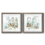 Blue Opulence I - ensemble de 2 peintures encadrées-127192419-127192429