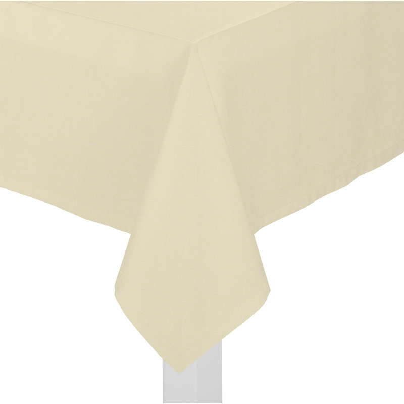 Marreco Rectangle Floral Tablecloth, 130cm W x 190cm L, Beige