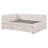 Upholstered L-Shaped Daybed With Pop Up Trundle And USB Ports-721016261