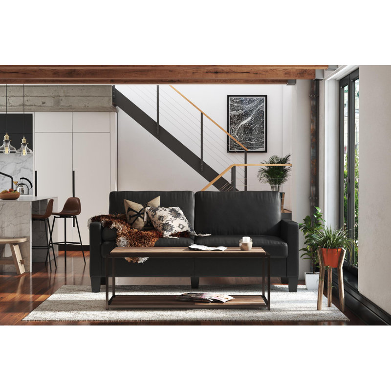 Baage 2 Seater Faux Leather Sofa