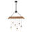 Alva 6 - Light Textured Black Unique/Statement Pendant