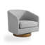 72Cm Wide Swivel Barrel Chair-257751799