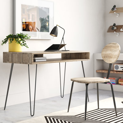 Metal Base Writing Desk