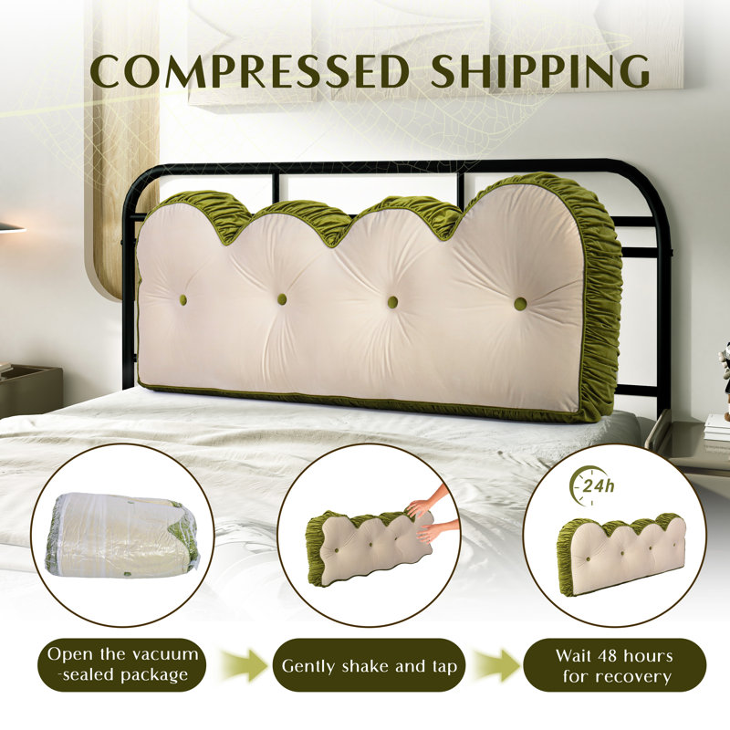 Beige Backrest Cushion