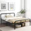 Rangement sous-matelas pour lit simple en métal Latitude Run®-1646118094