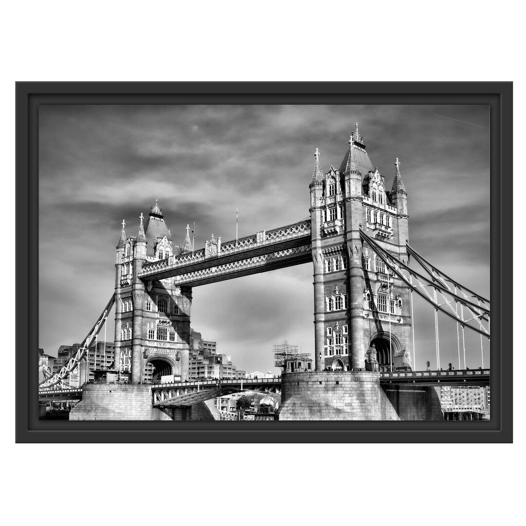 Gerahmtes Wandbild Tower Bridge