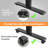 Kashif Electric Height Adjustable Standing Desk With 2 USB Ports, 3 Power Outlets, and 4 Casters, 2 Hooks-1027408746-1046065859