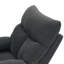 Fauteuil inclinable, pivotant, moderne et rembourré avec tissu texturé pour salon et chambre de bébé-134385162