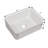 16"X12" White Ceramic Rectangular Vessel Bathroom Sink-123428862