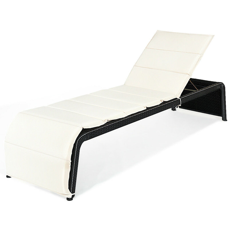 Dinnage 61cm Long Reclining Single Chaise with Cushions