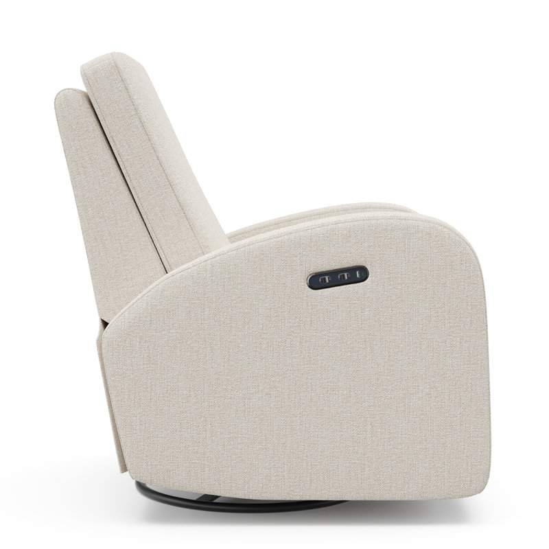 Santorini 5-In-1 Convertible Crib, Santorini 6 Drawer Dresser, And Santa Monica Power Recliner, Driftwood