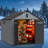 XWT013-1 8*10Ft Resin Plastic Storage Shed