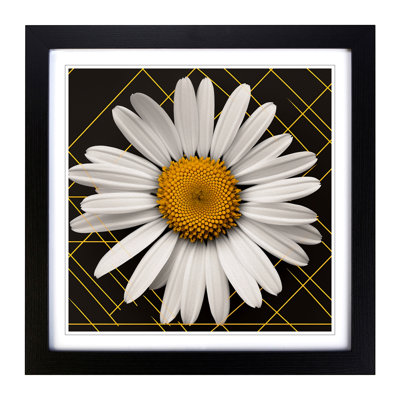 Daisy Constructivism No.2 - Framed Print