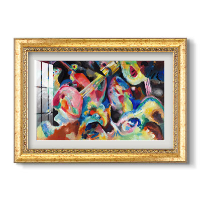 Improvisation. Déluge, 1913 - Wassily Kandinsky - Estampe encadrée sur mesure