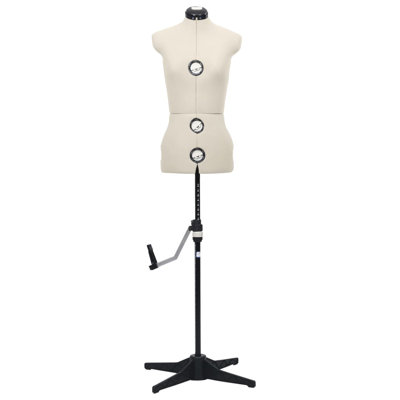 vidaXL Adjustable Dress Form Sewing Display Dressmaker Dummy Mannequin Female
