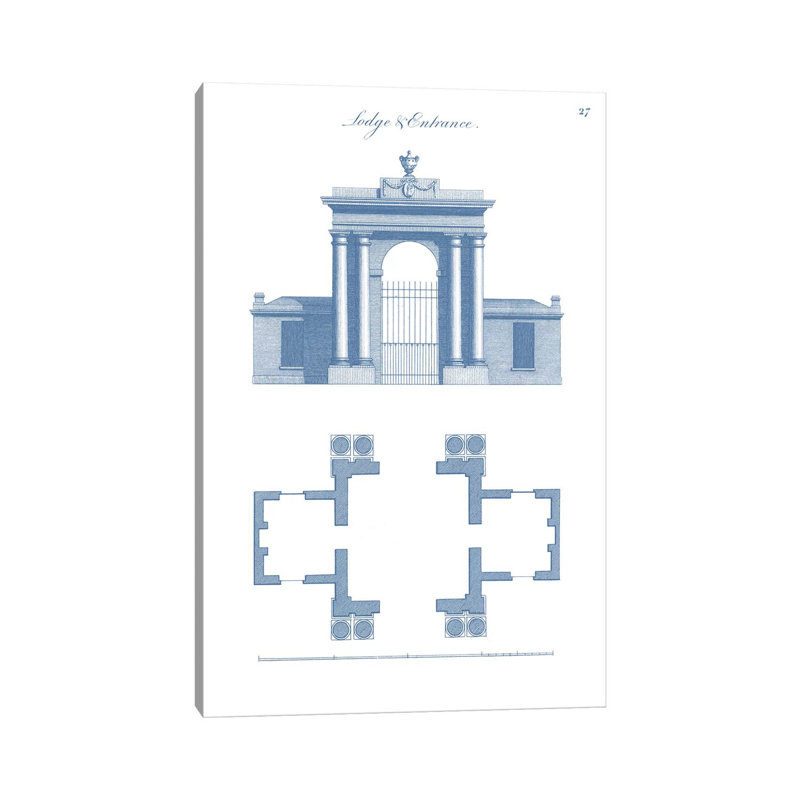 Garden Structures II by Vision Studio - Wrapped Canvas Gallery-Wrapped Canvas Giclée, 30.48cm H x 20.32cm W