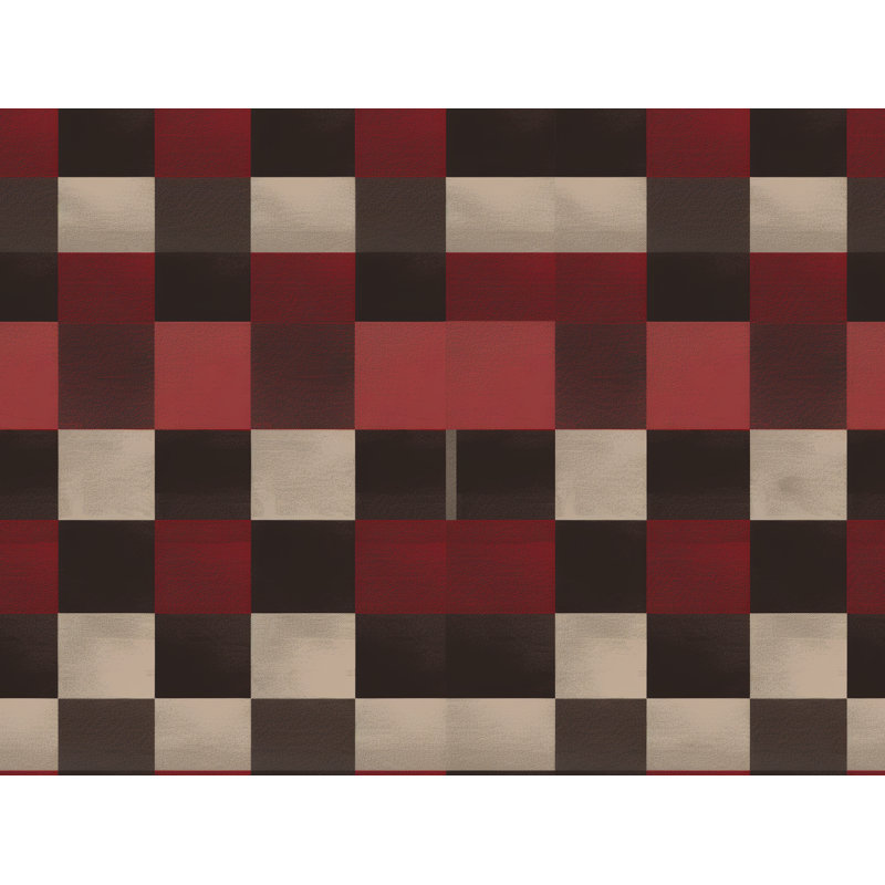 Checkered Faded Plaid Fleece Blanket, Twin