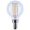 4.5 Watt LED G16.5 3000K-2000K Warm Dimming Candelabra Base Clear Finish