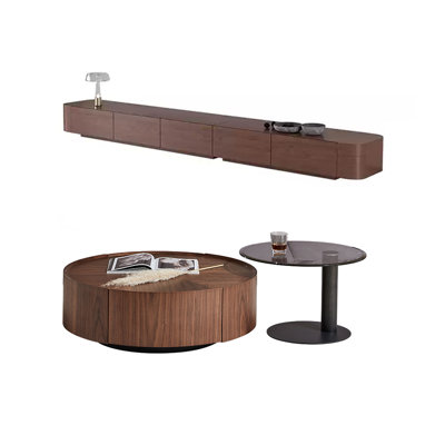 Ensemble de table de salon simple de style rétro