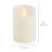 Mikasa Unscented Realistic-Flame LED Wax Pillar Candles-115234899