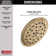 Rain Dual Shower Head with H2Okinetic Technology