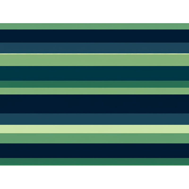Polyester Striped Comforter, King Comforter, Dark Green/White