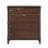 Vivienne Easy Assembly Solid Wood Spindle 5-Drawer Dresser-1592827494