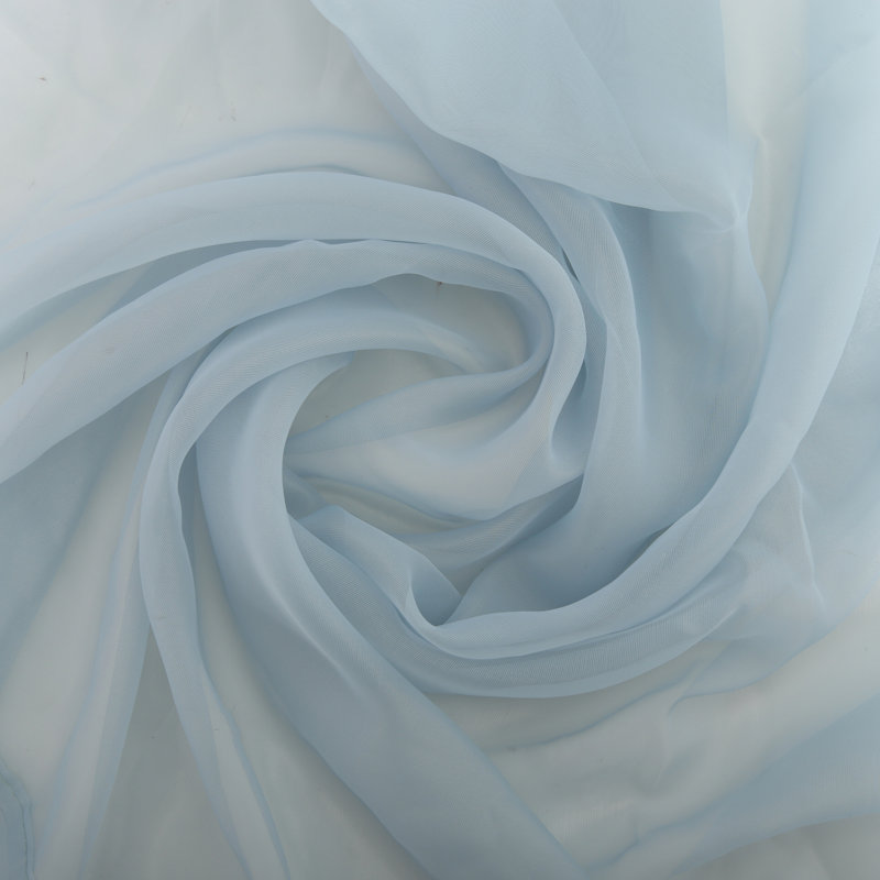Paire de rideaux transparents avec œillets Hayneville, l 54 po x L 96 po, Bleu ciel