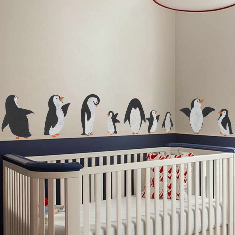 Cute Penguin Peel And Stick Wall Decals