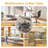 Lexghi Glass Top Single Coffee Table-1957090526