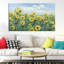 «Sunflower Fields Forever» par - Peinture-608343179-608343178