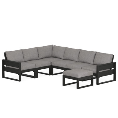 POLYWOOD Eastport 5 - Person Outdoor Seating Group with Cushions