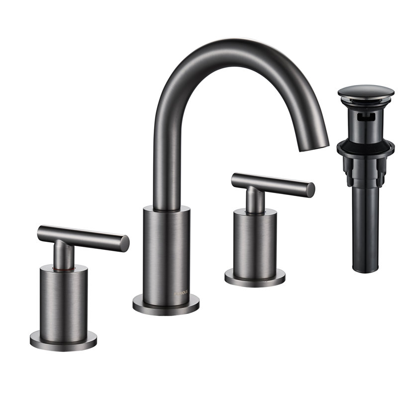 Timed Flow Tap with Waste, Grey