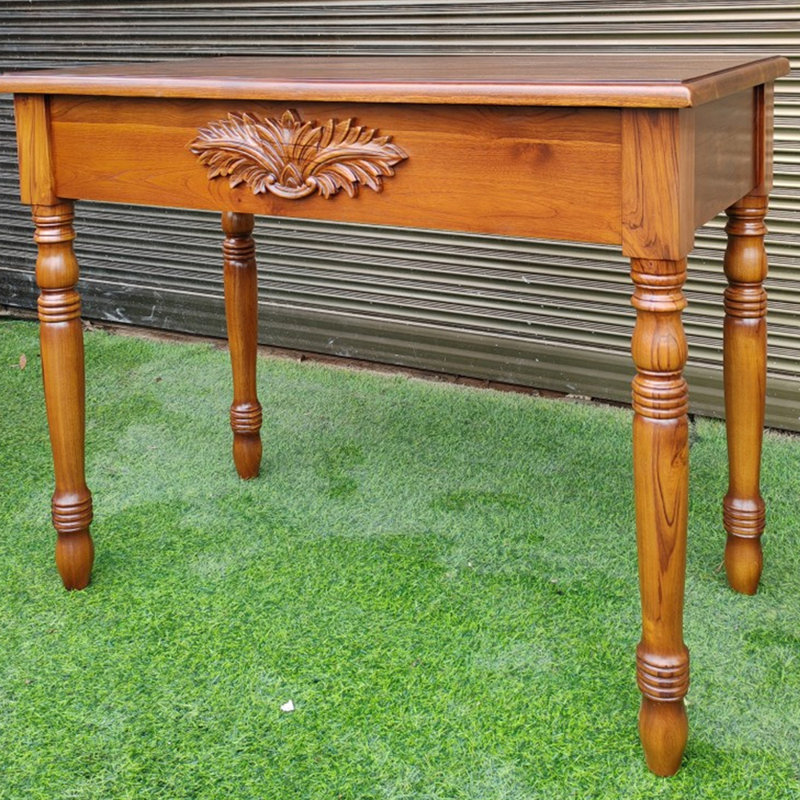 Console en bois massif sculpté
