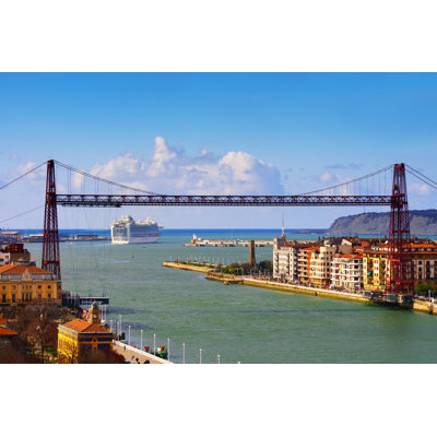 Anaila View Of Getxo by Mimadeo - Wrapped Canvas Print