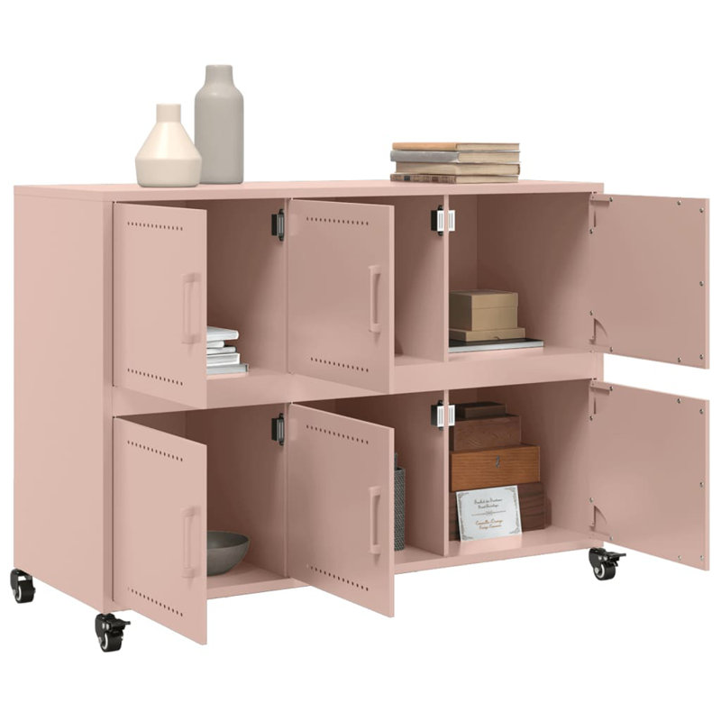 Roshea 100.5cm Sideboard, Antique Pink/Pink