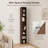 Standard Wooden Tall Display Bookcase with Anti-Tipping Device-495291168