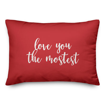  Coussin Love You The Mostest