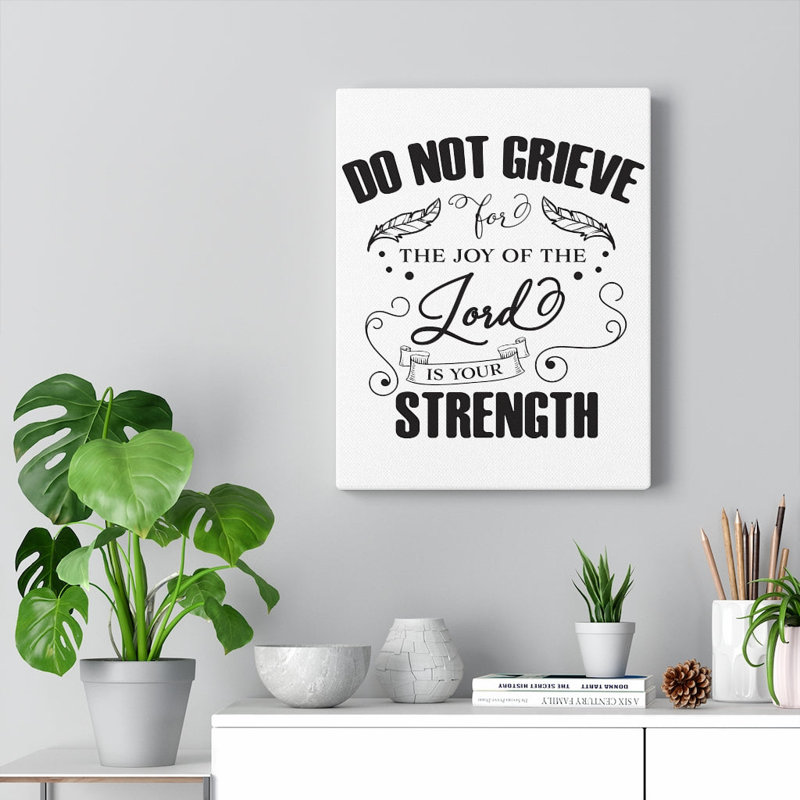 Do Not Grieve - Wrapped Canvas Print, 41cm H x 30cm W